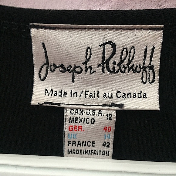 Joseph Ribkoff Avant Garde Metal Shard Blouse Art - Picture 7 of 8